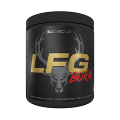 Bucked Up LFG berry tub ready for daily workouts and energy boost.