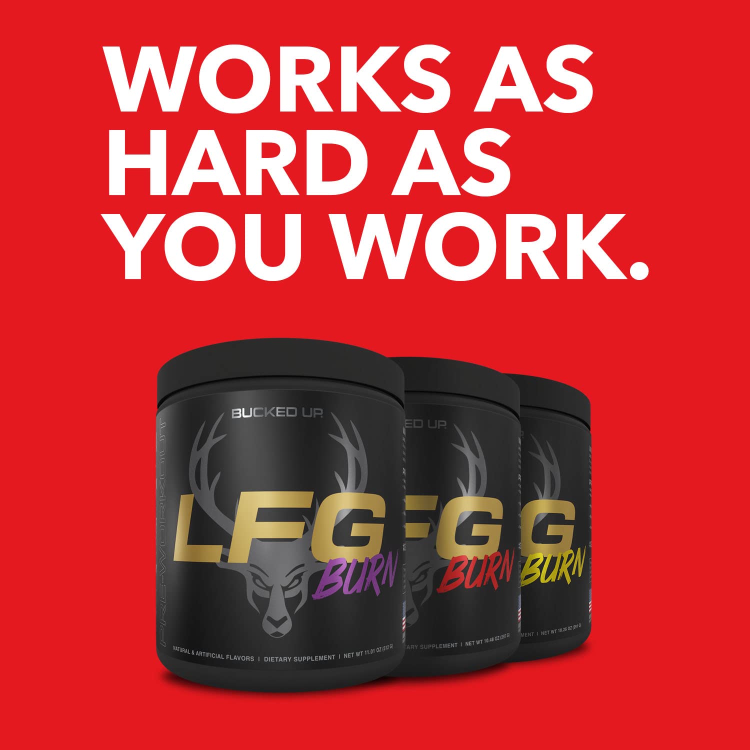 Bucked Up LFG powder dissolve demonstrates smooth mix during workouts