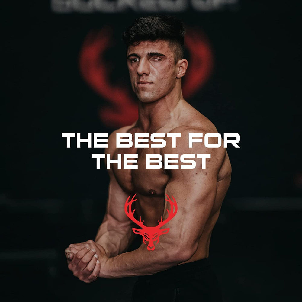Bucked Up Six Point Creatine powder scoop enables easy daily dosing