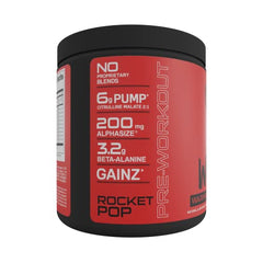 Bucked Up Woke label close-up with transparent nutrition