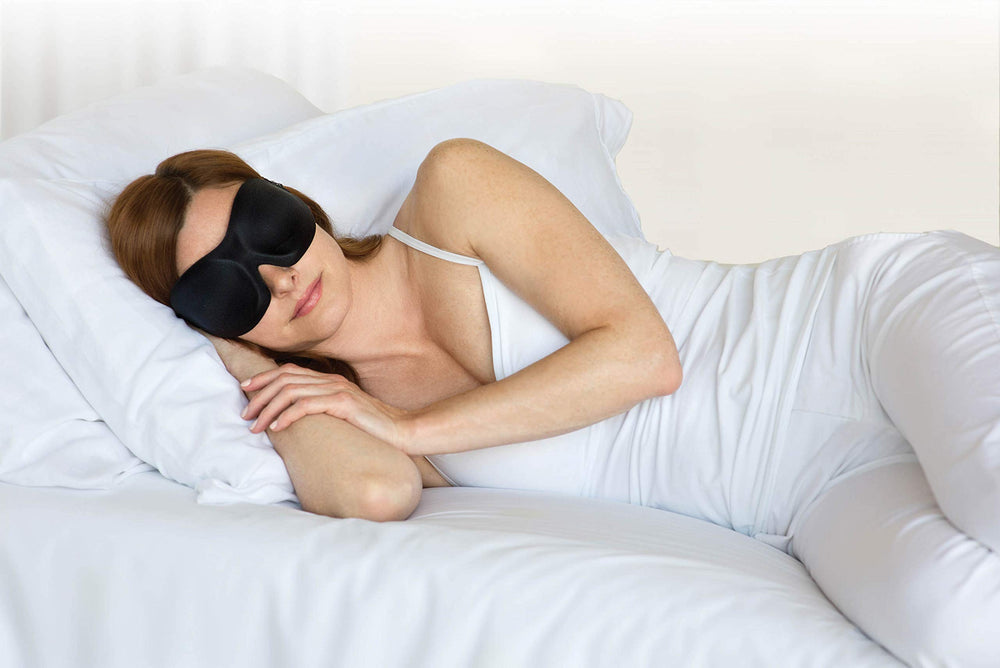 Convex eye sections let you blink freely without lash contact on the Bucky mask.