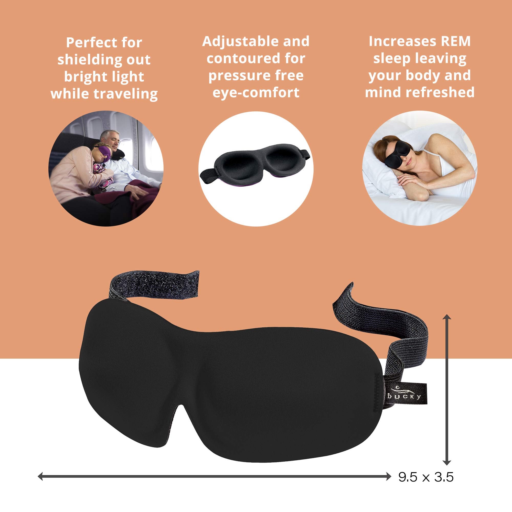Bucky 40 Blinks prevents makeup smudges with no pressure on lids.