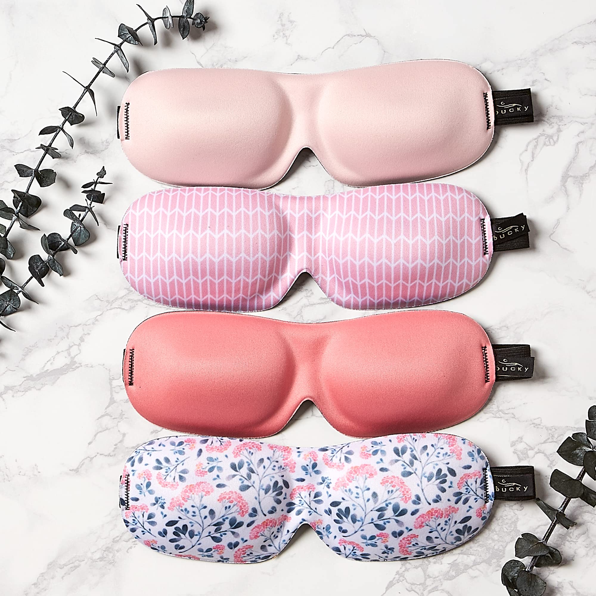 Bucky travel pouch with eye mask for on-the-go storage.