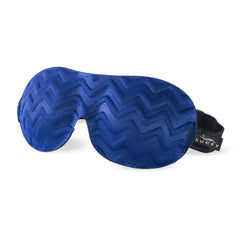 Bucky Ultralight Chevron eye-mask navy contours for comfortable plane sleep