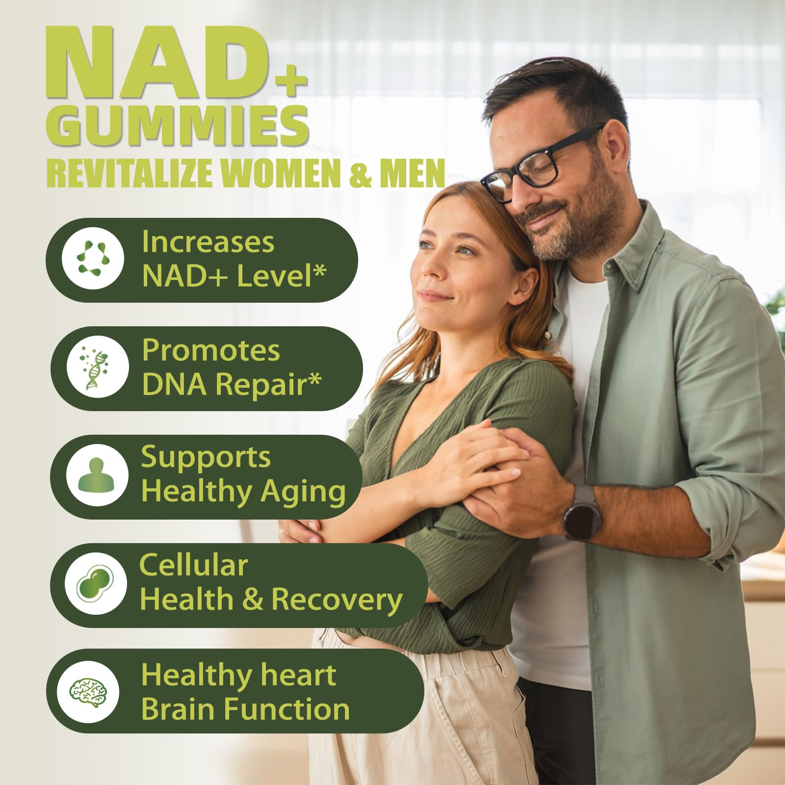 BudLive NAD+ Gummies label detail emphasizes high potency formula for cellular energy support.