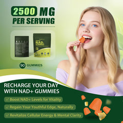 BudLive NAD+ Gummies texture close up highlights sugar free chewy consistency.