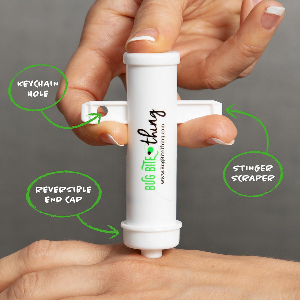 Reusable and durable BUG BITE THING suction tool ready for repeated use