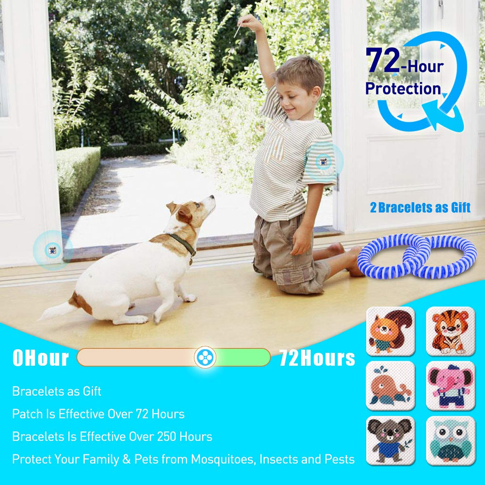 BuggyBands eagle patch enhances visibility and outdoor protection.