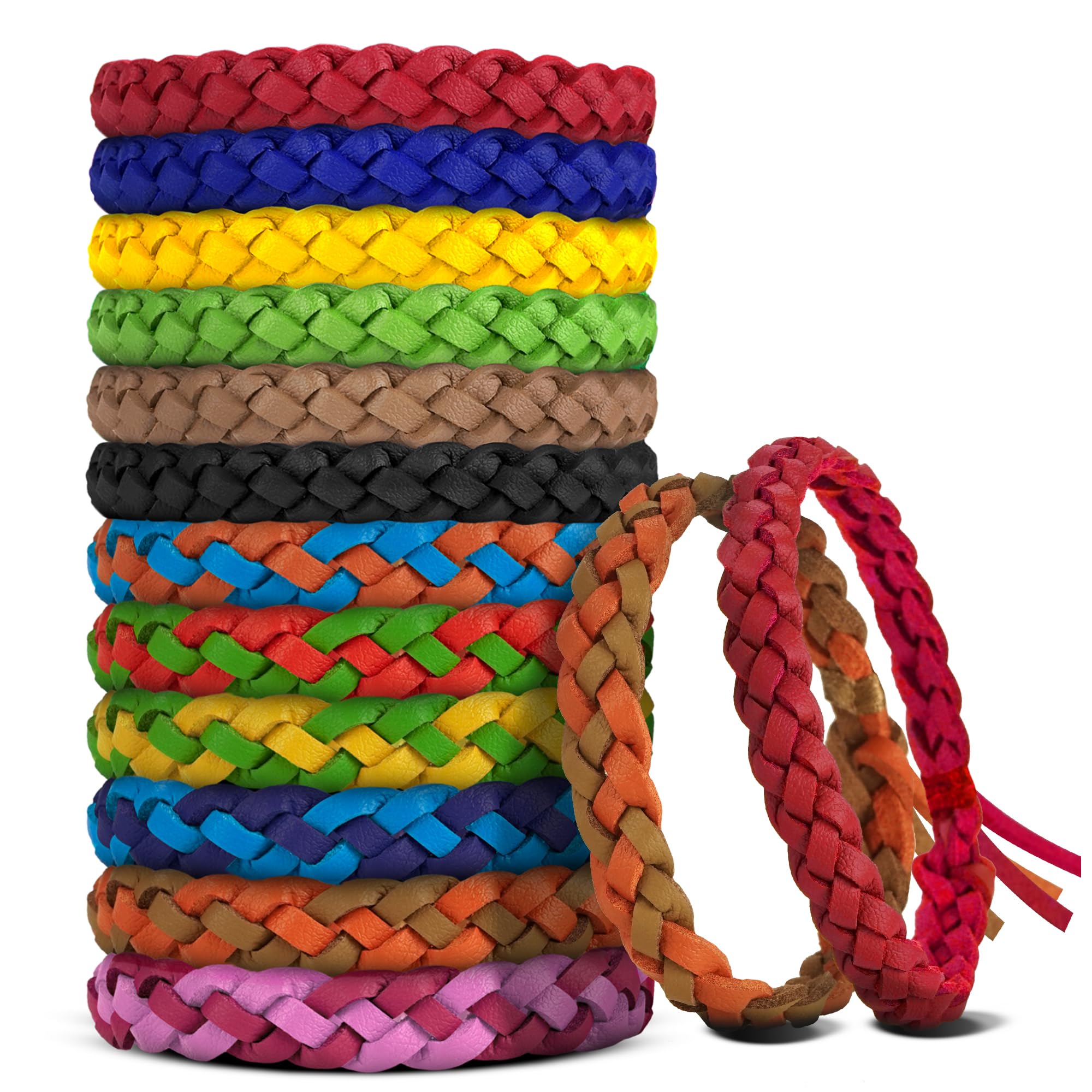 BuggyBands mosquito repellent bracelet pack-24 for outdoor adventures