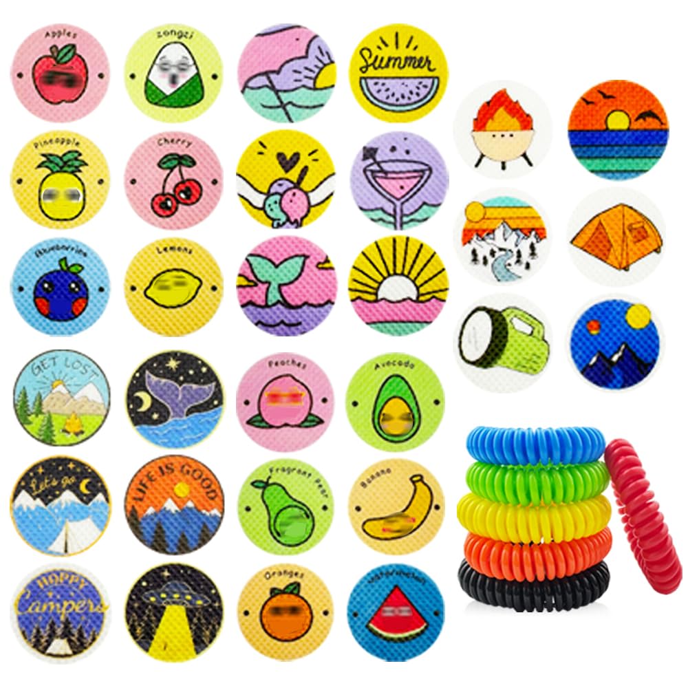 BuggyBands mosquito stickers 300-pack on skin for long-lasting outdoor protection