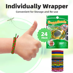BuggyBands natural oil-infused bracelet uses essential oils to deter insects