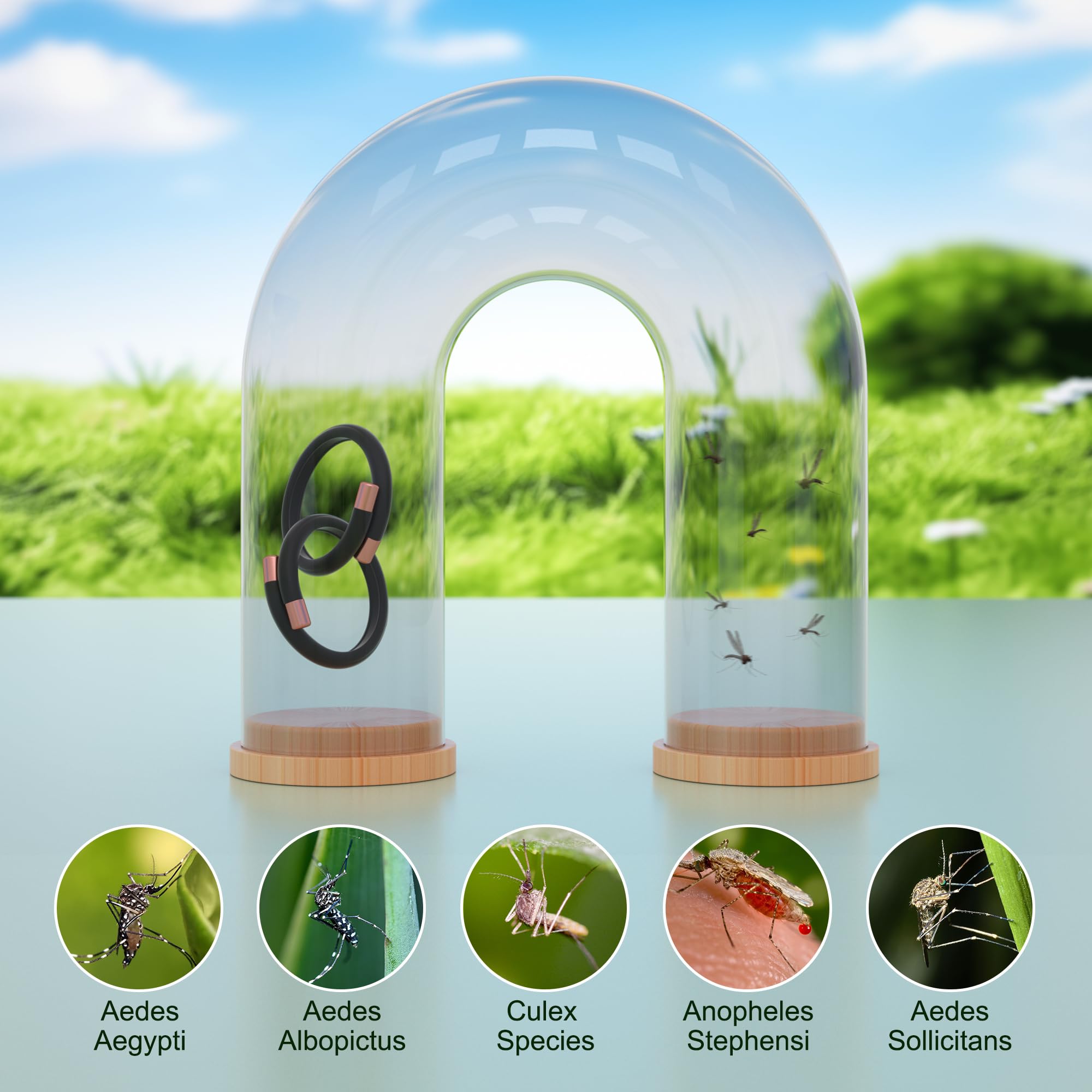 Waterproof BuggyBands bracelet designed for rugged outdoor use.
