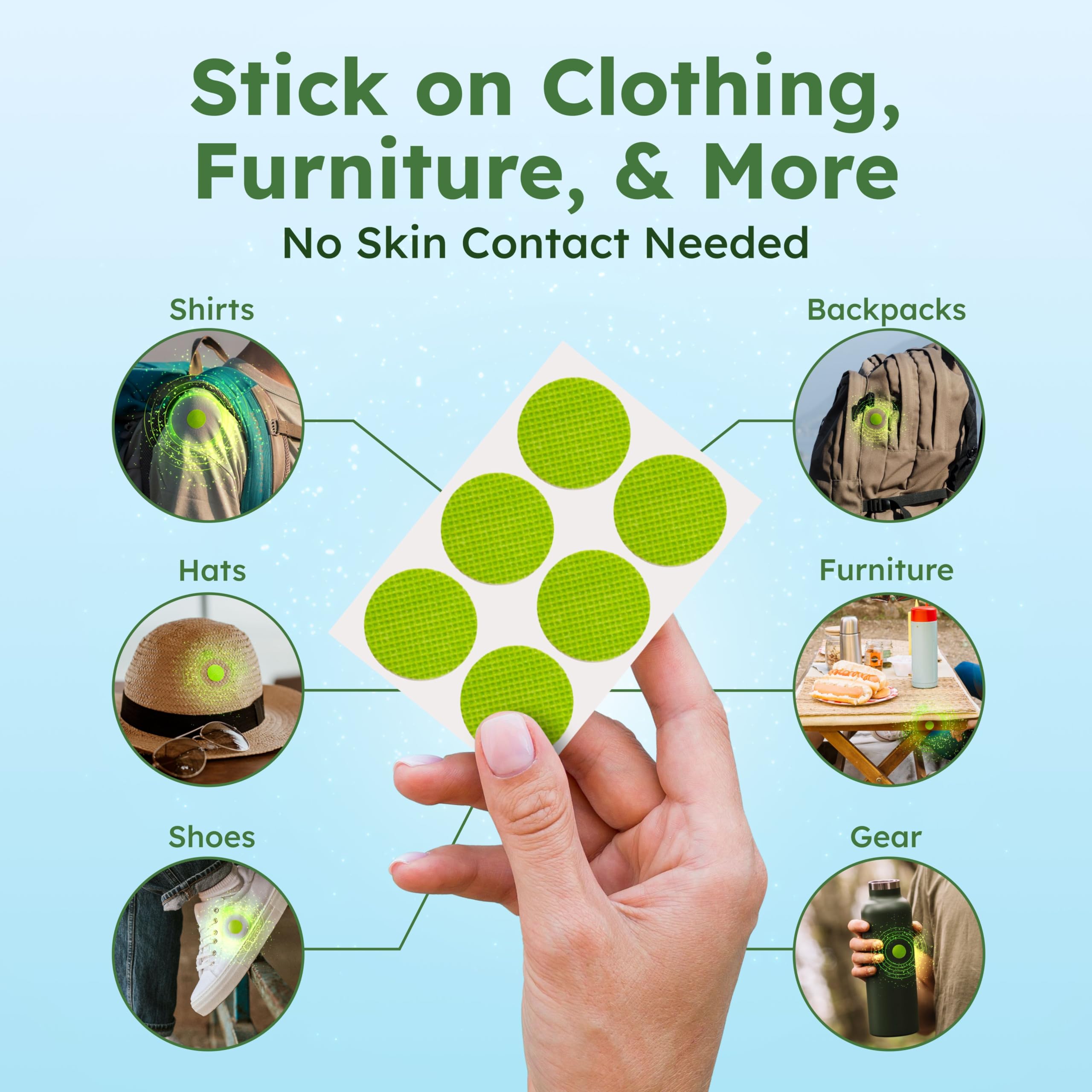 BugMD Squito Stickers support camping and outdoor adventures