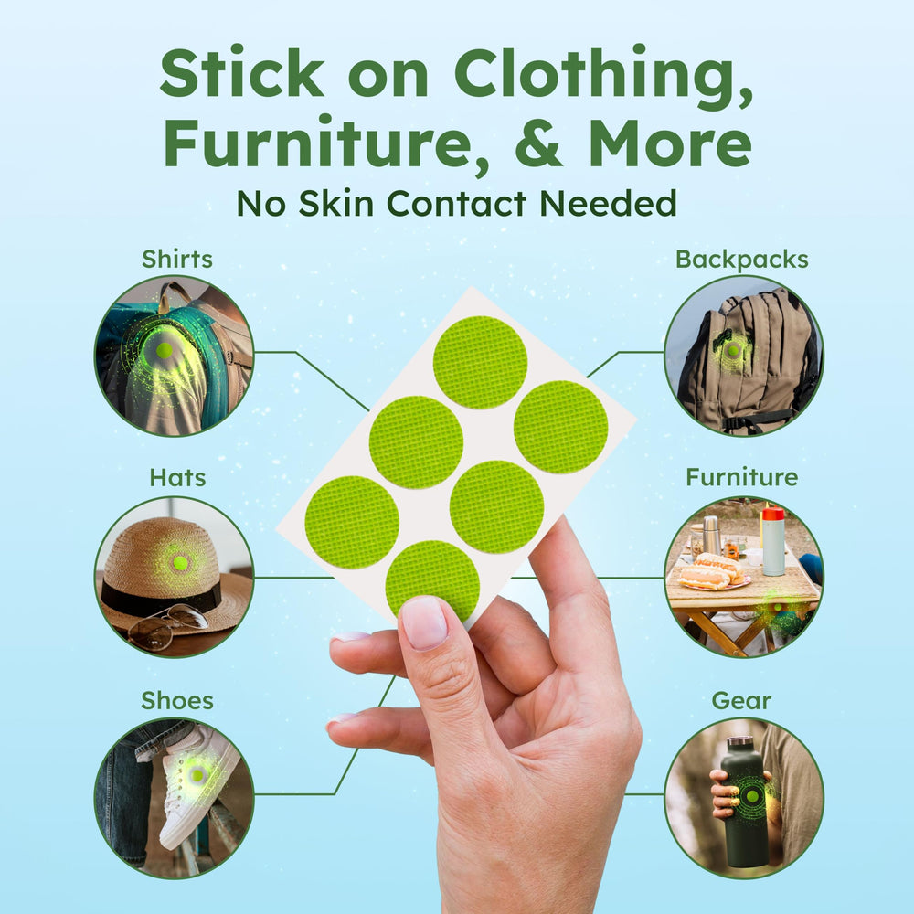 BugMD Squito Stickers support camping and outdoor adventures