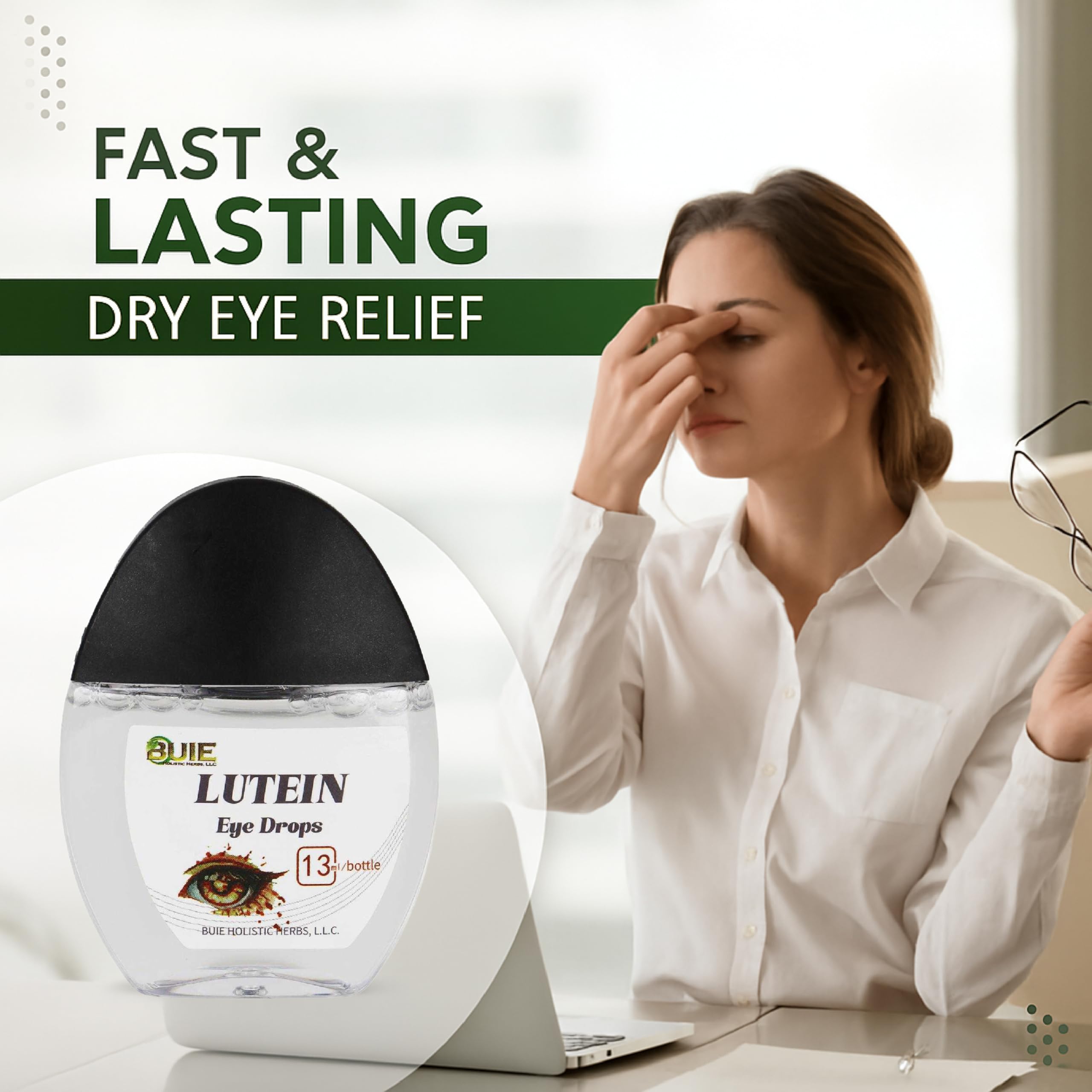 BUIE Lutein Eye Drops cassia-seed-extract contributing to balanced comfort