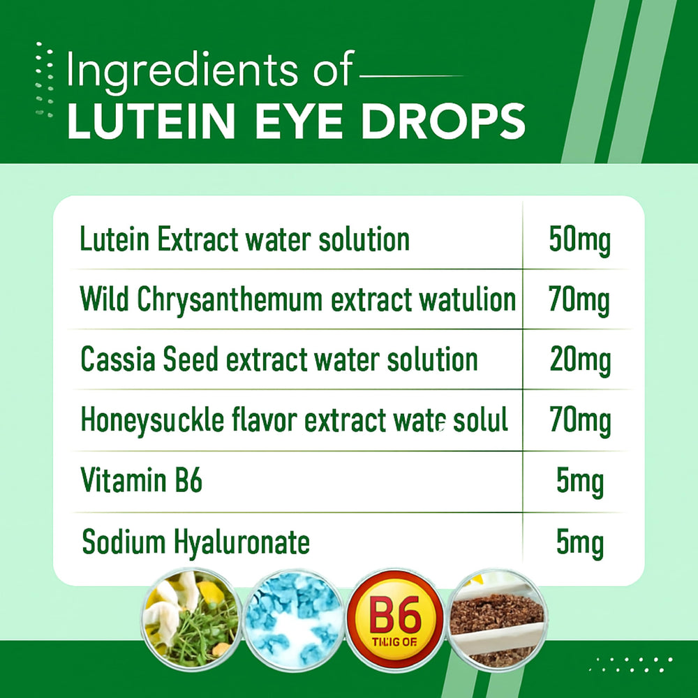 BUIE Lutein Eye Drops wild-chrysanthemum component for soothing refreshment