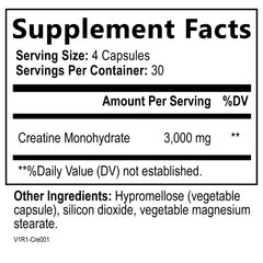 Built by Nature Creatine Monohydrate capsules usage showing convenient capsules for on-the-go training.