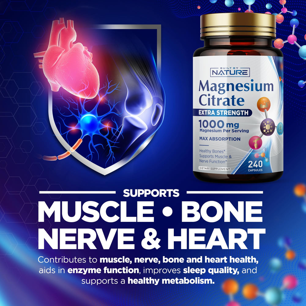 Built By Nature bottle on shelf emphasizes premium quality and potency.