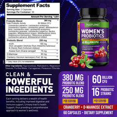 Capsules of Built by Nature Probiotics for Women highlight 16 strains for feminine health