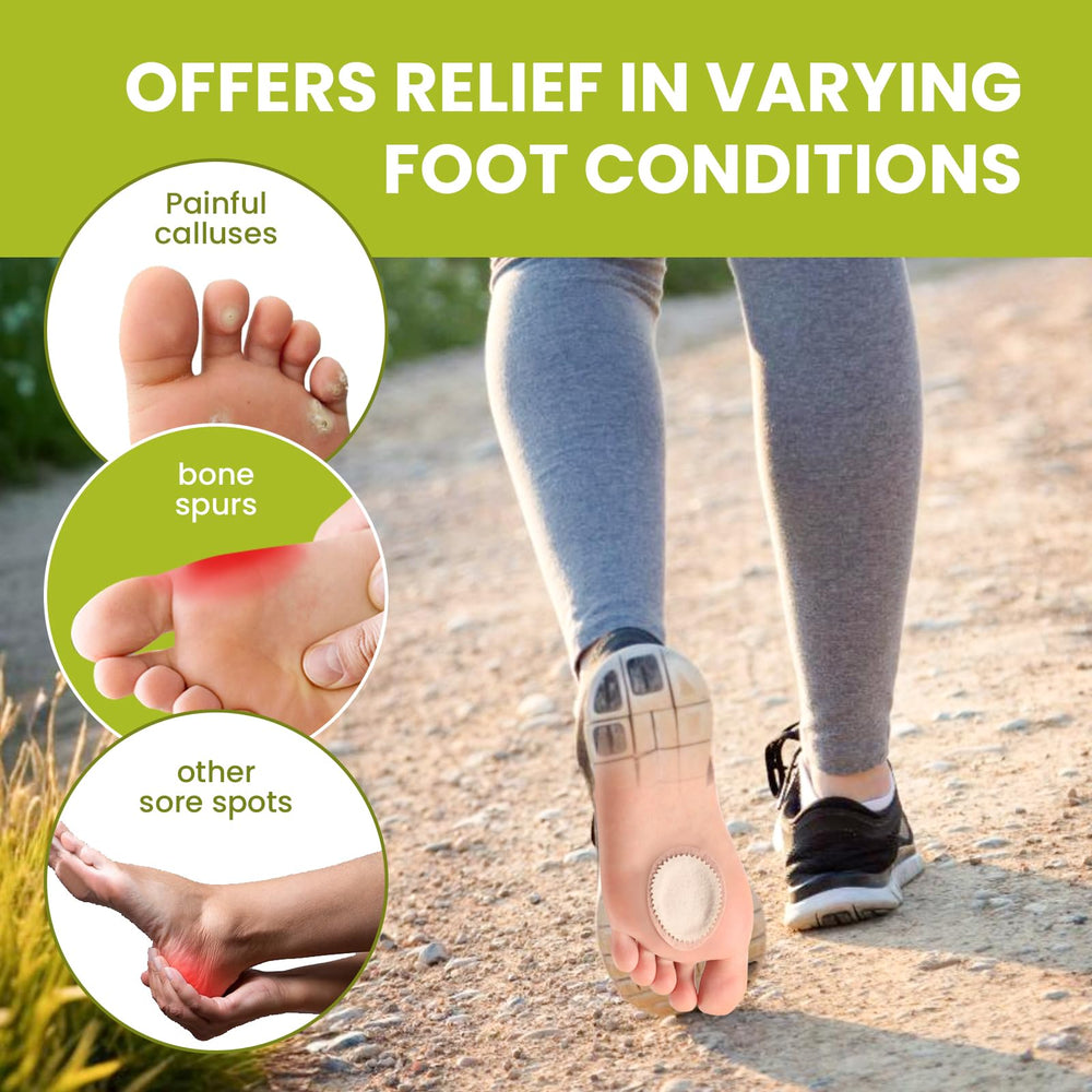 Bukihome three-size pack of callus cushions for different shoes