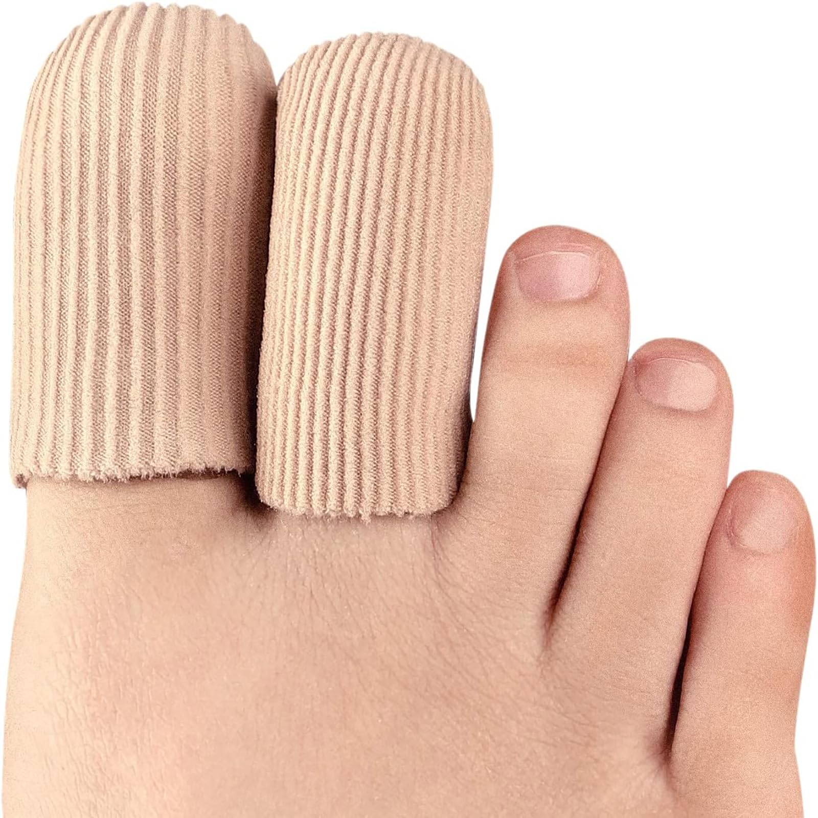 Bukihome large toe protector cap on toe for cushioned protection