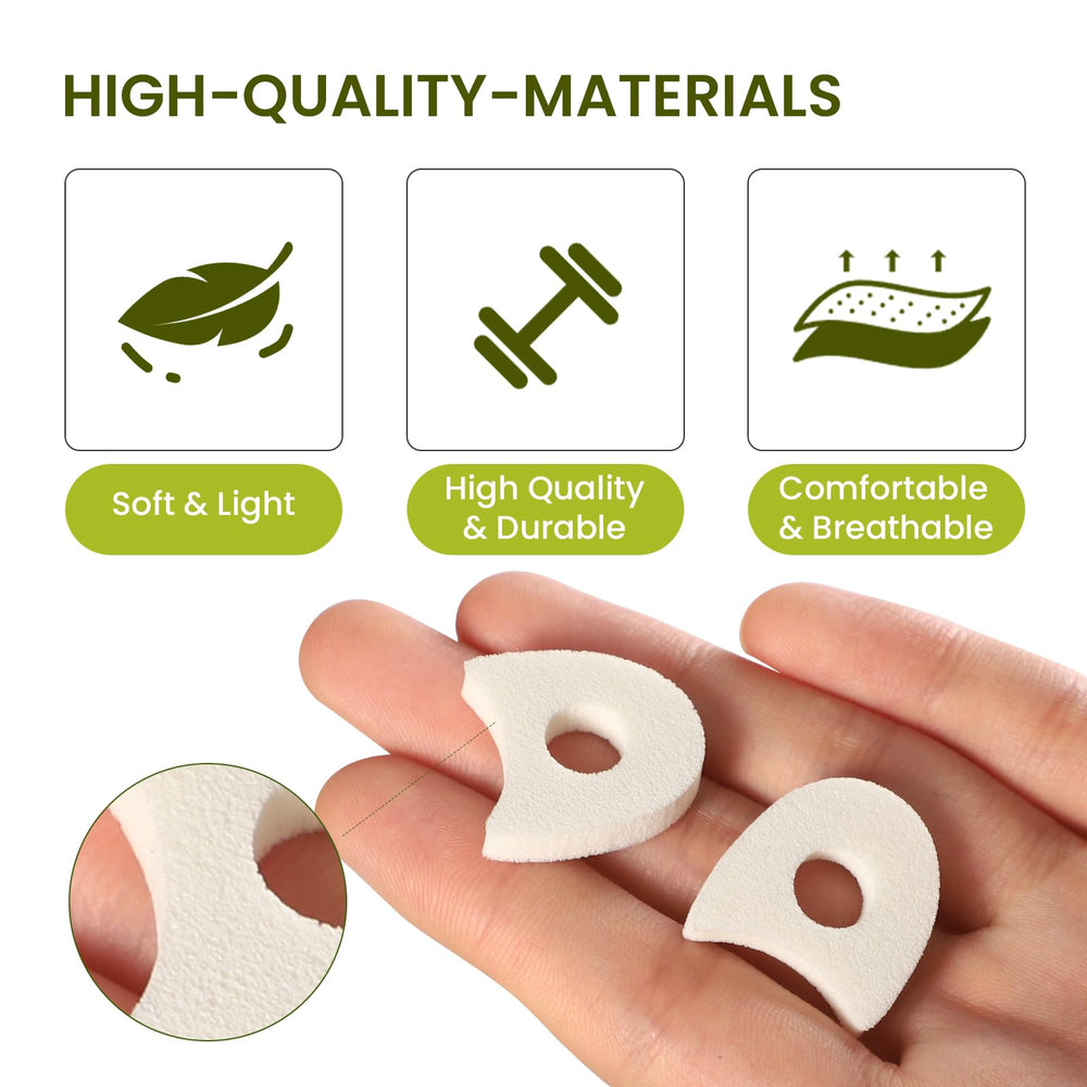 Bukihome toe spacers compatible with socks and various shoes.