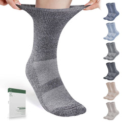 Bulinlulu diabetic socks with ankle-loose-top for unrestricted comfort.
