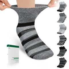 Bulinlulu diabetic socks with ankle-wide top for a comfortable, non-binding fit.