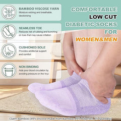 Bulinlulu diabetic socks breathable mesh boosts airflow and moisture control.
