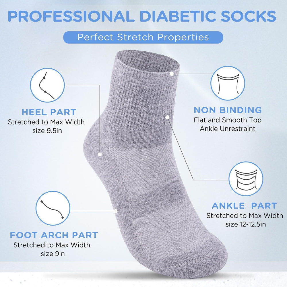 Bulinlulu breathable mesh knit keeps feet dry and comfortable.
