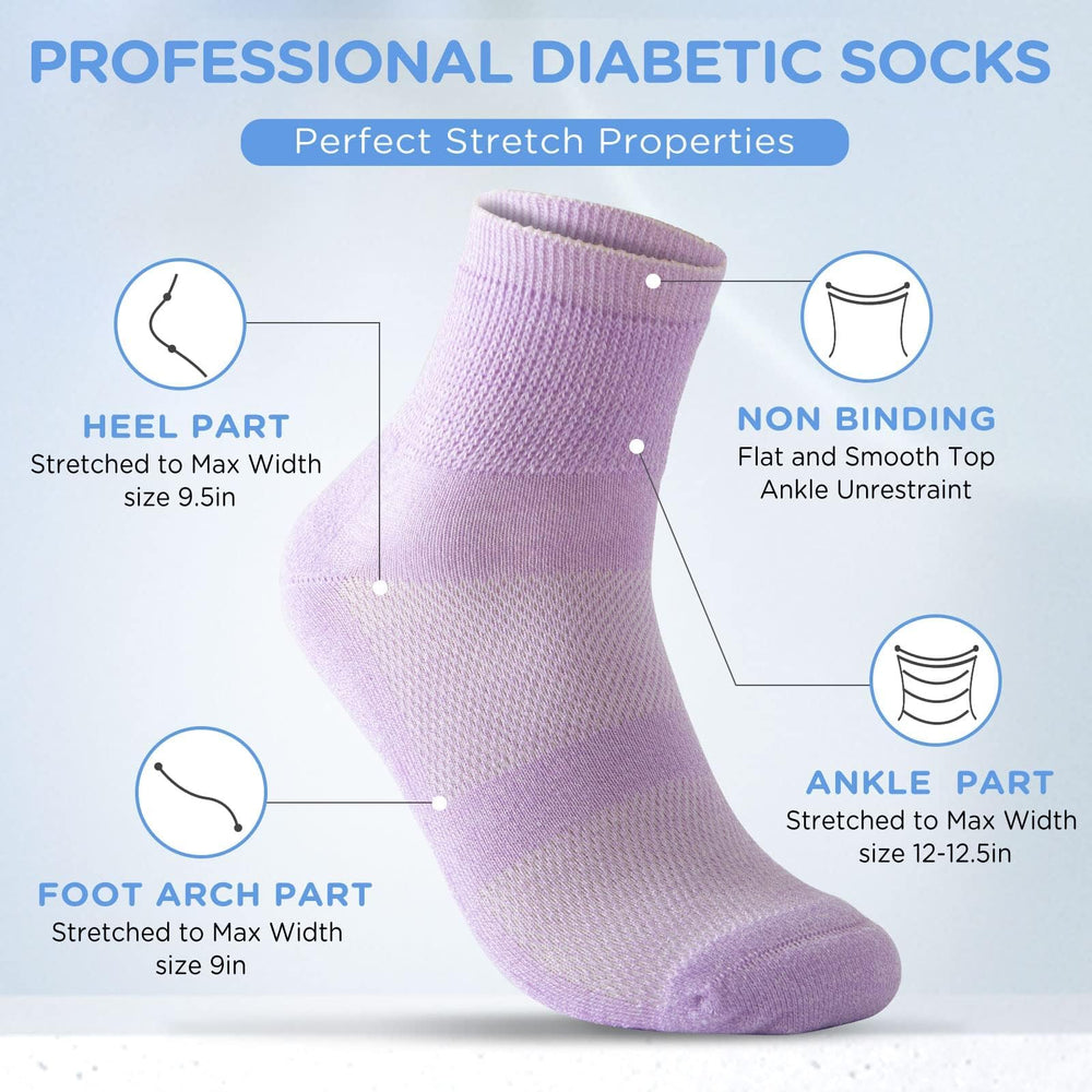 Bulinlulu breathable mesh socks keeping feet dry during activity