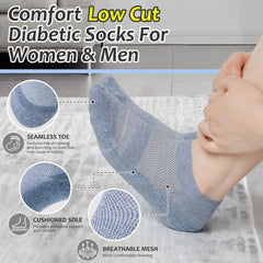 Bulinlulu low-cut ankle socks ideal for all-day wear.