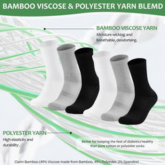 Bulinlulu diabetic socks available in multiple sizes for a relaxed fit