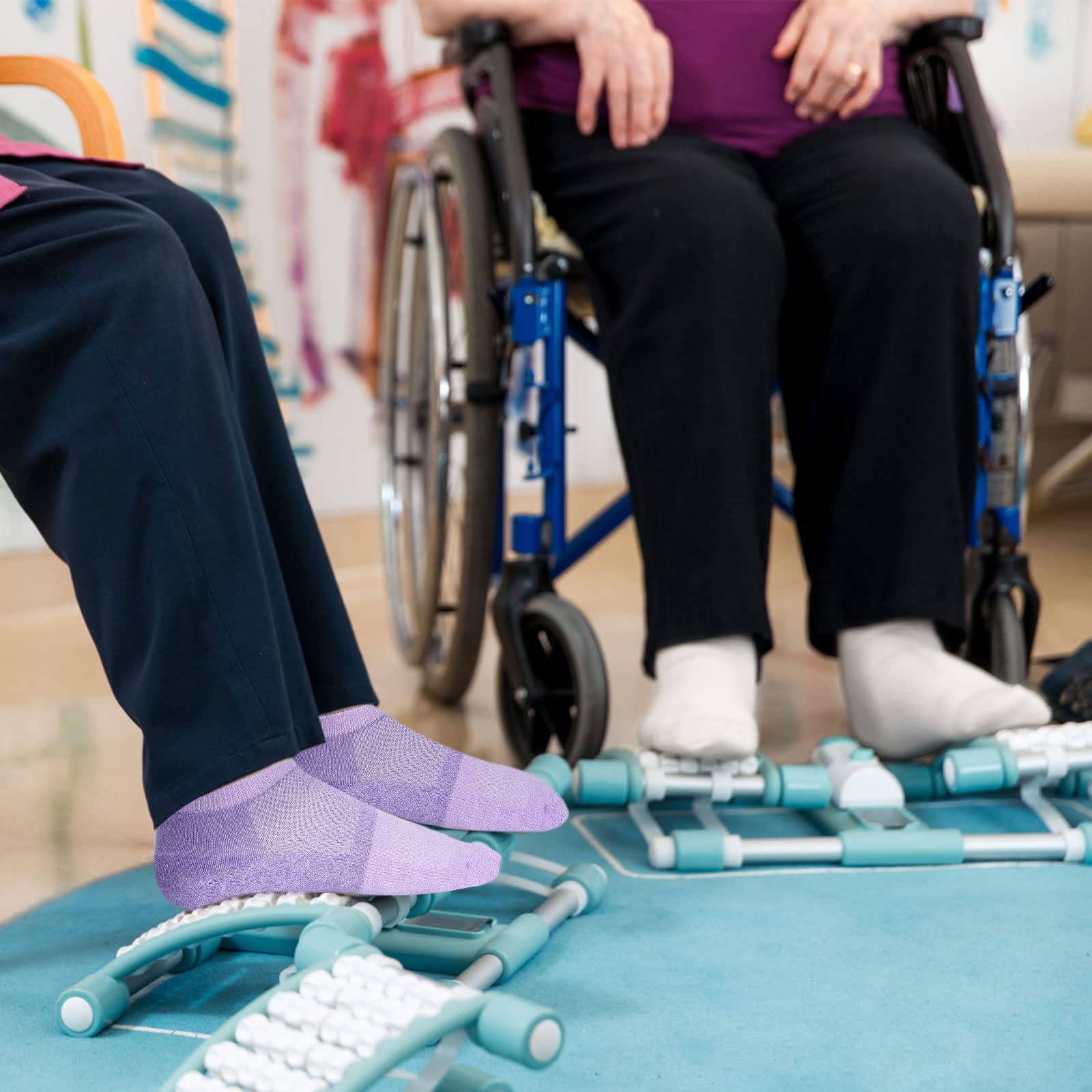 Bulinlulu diabetic socks pack of 6 pairs for everyday wear.