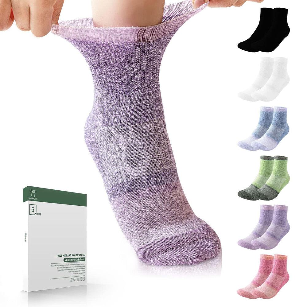 Bulinlulu diabetic socks packaging shows easy daily wear for sensitive feet.
