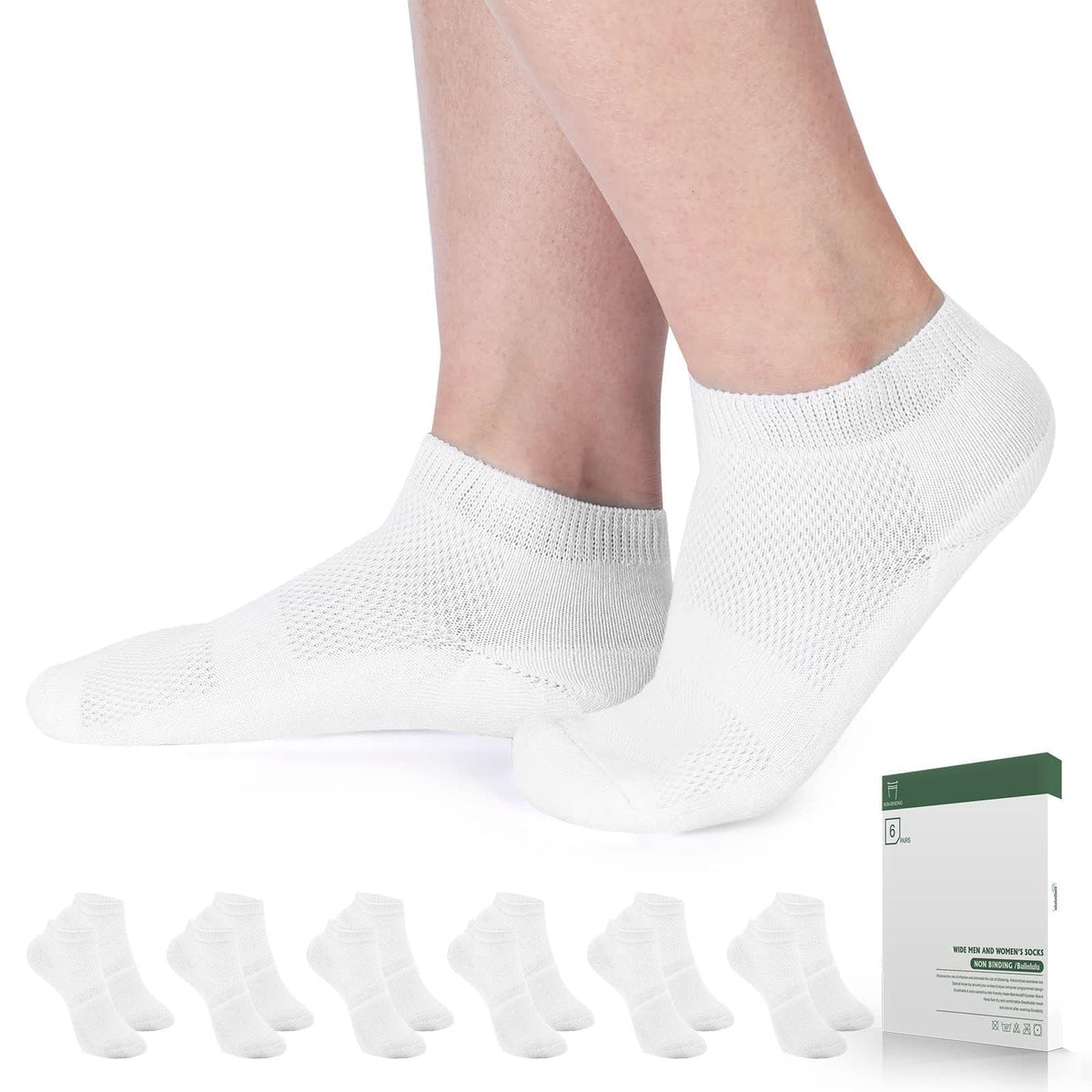 Bulinlulu diabetic socks seamless design for comfortable wear and reduced irritation.