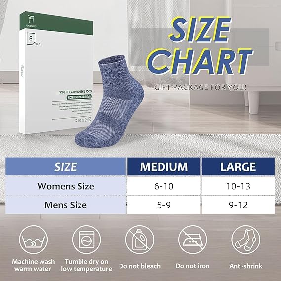 Bulinlulu stay-up comfort top keeps socks in place