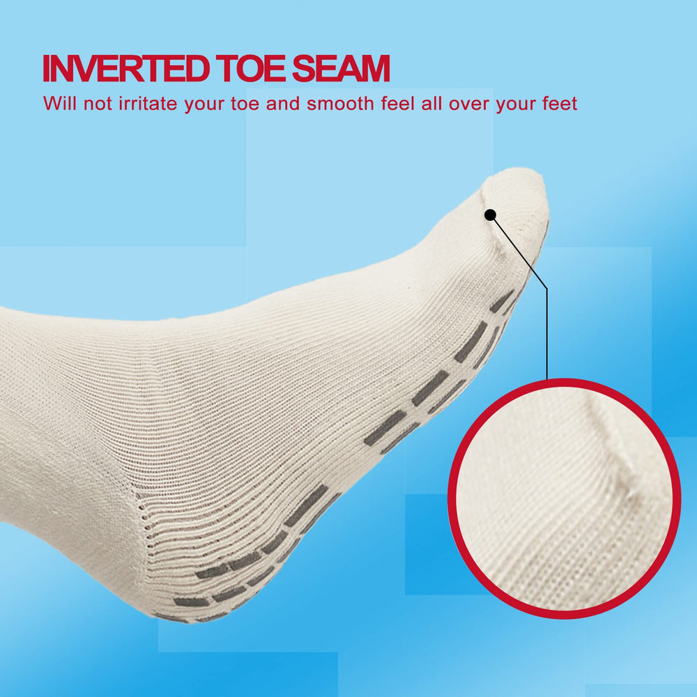Bulinlulu edema socks, inverted toe seam, gentle toe protection