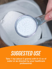 Beta Alanine powder package label highlights gluten-free formula and serving size.