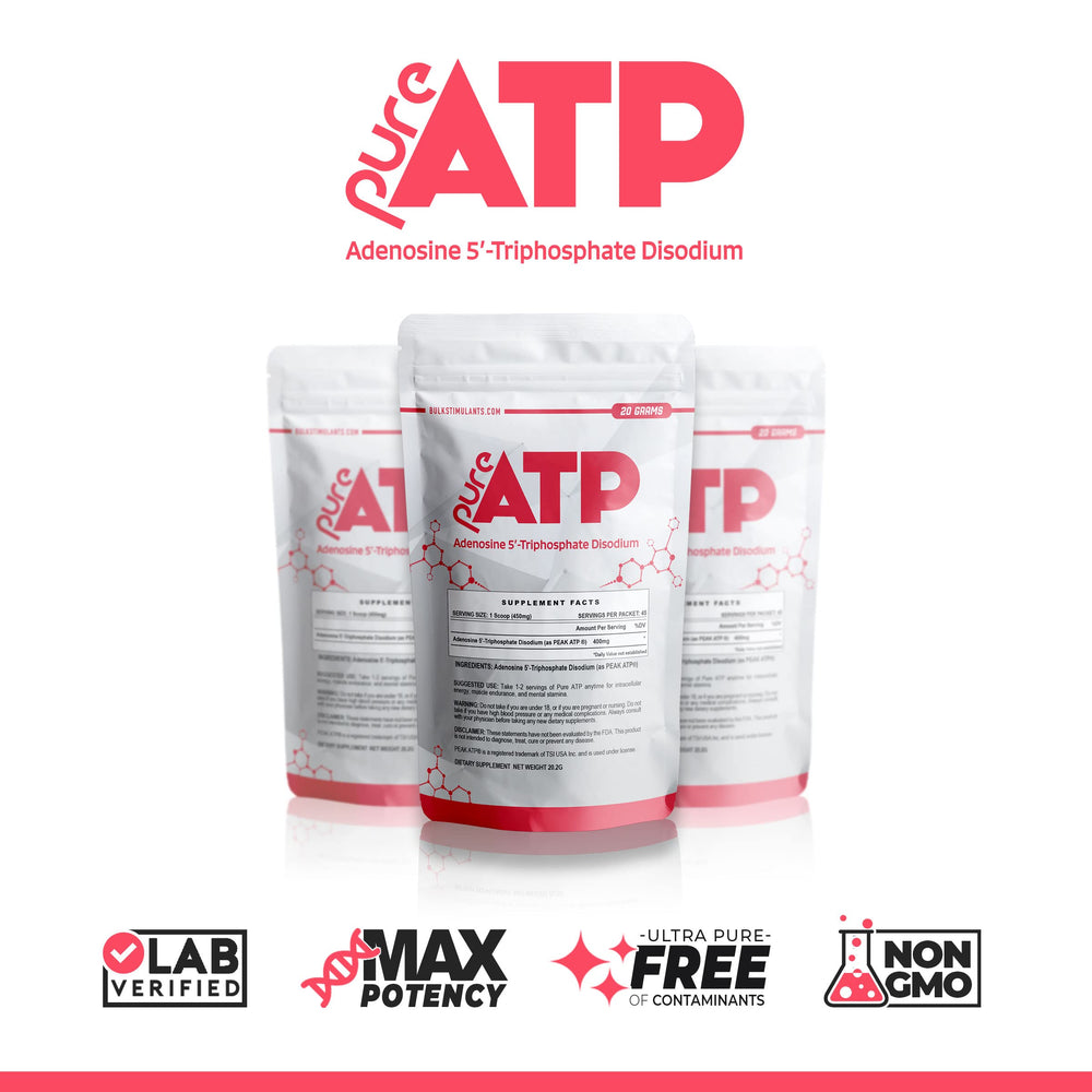 Dissolving BulkStimulants ATP powder in water demonstrates quick mix and fast absorption.