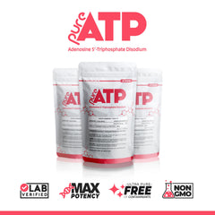 Dissolving BulkStimulants ATP powder in water demonstrates quick mix and fast absorption.