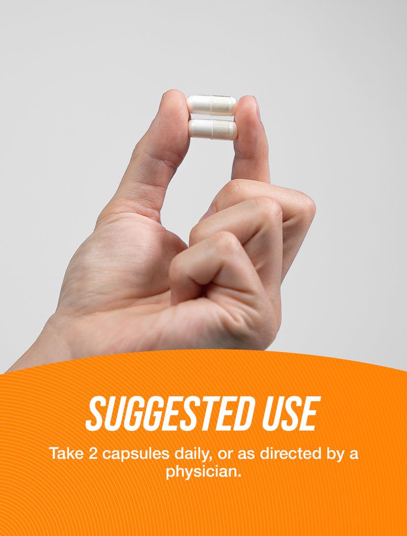 BulkSupplements Agmatine Sulfate capsules ingredients panel with gluten-free notes