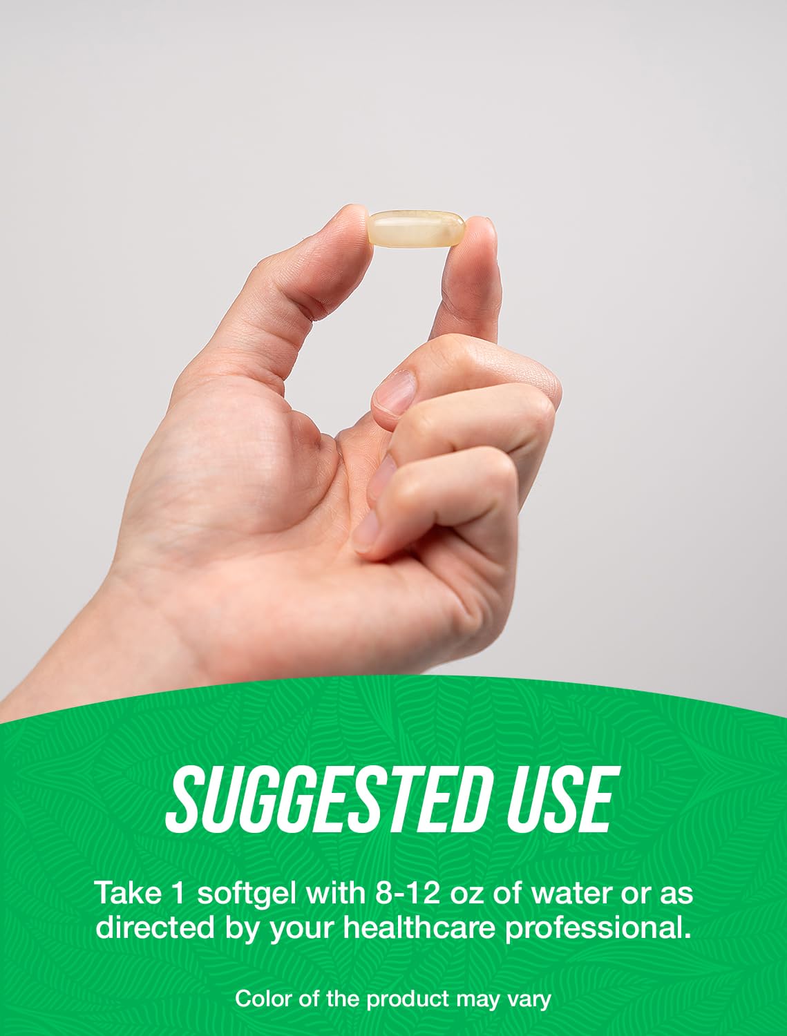 Serving with water illustrates convenient BulkSupplements daily intake.