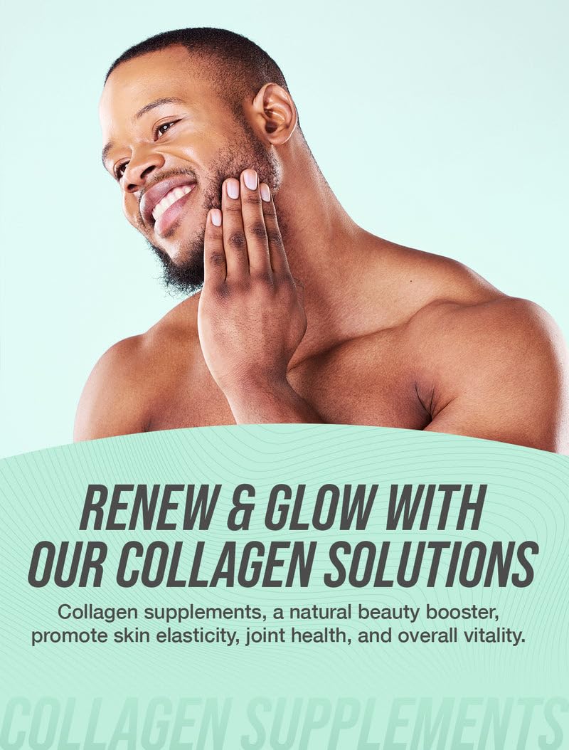BulkSupplements Collagen Peptides Powder dissolving in liquid for smooth texture.