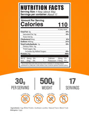 BulkSupplements Egg White Protein Powder being poured into a shaker for shakes and recipes.