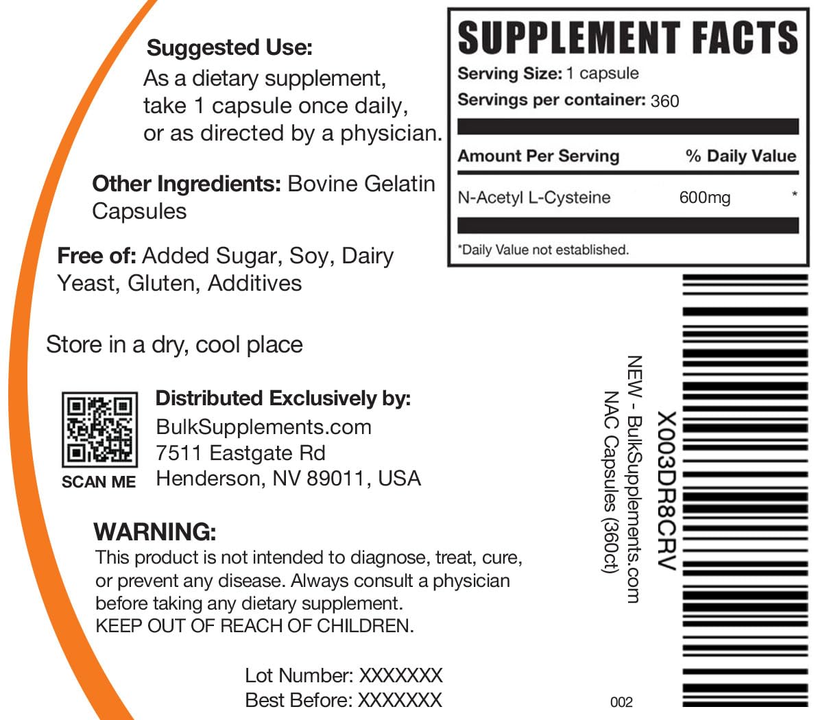 Daily-use NAC pack supports effortless incorporation into routines.
