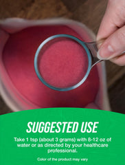 Blueberry Powder blended into a vibrant smoothie for a fruity boost