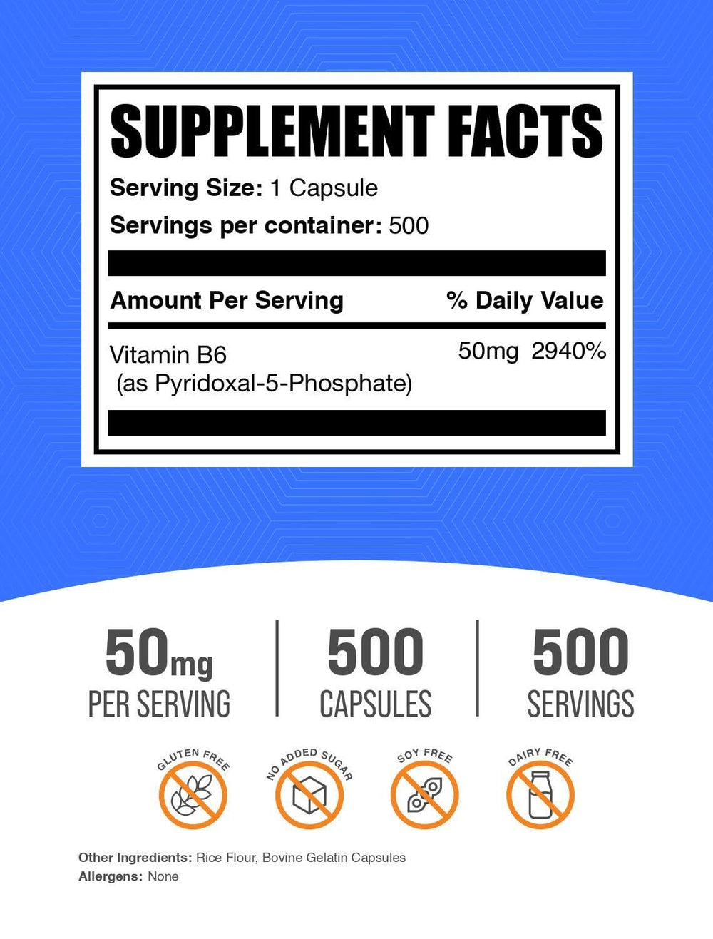 Closeup of P5P capsules highlighting smooth texture and easy one-capsule-per-serving format.