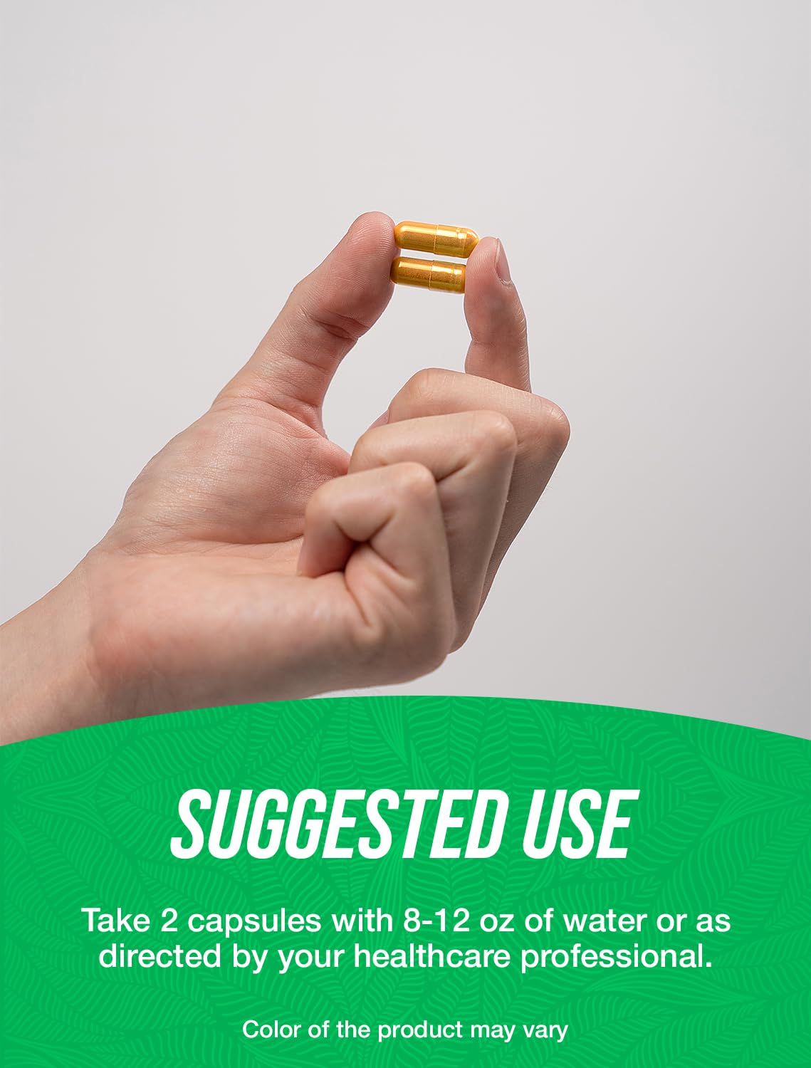BulkSupplements Turmeric Extract Capsules ingredients panel emphasizing turmeric extract content