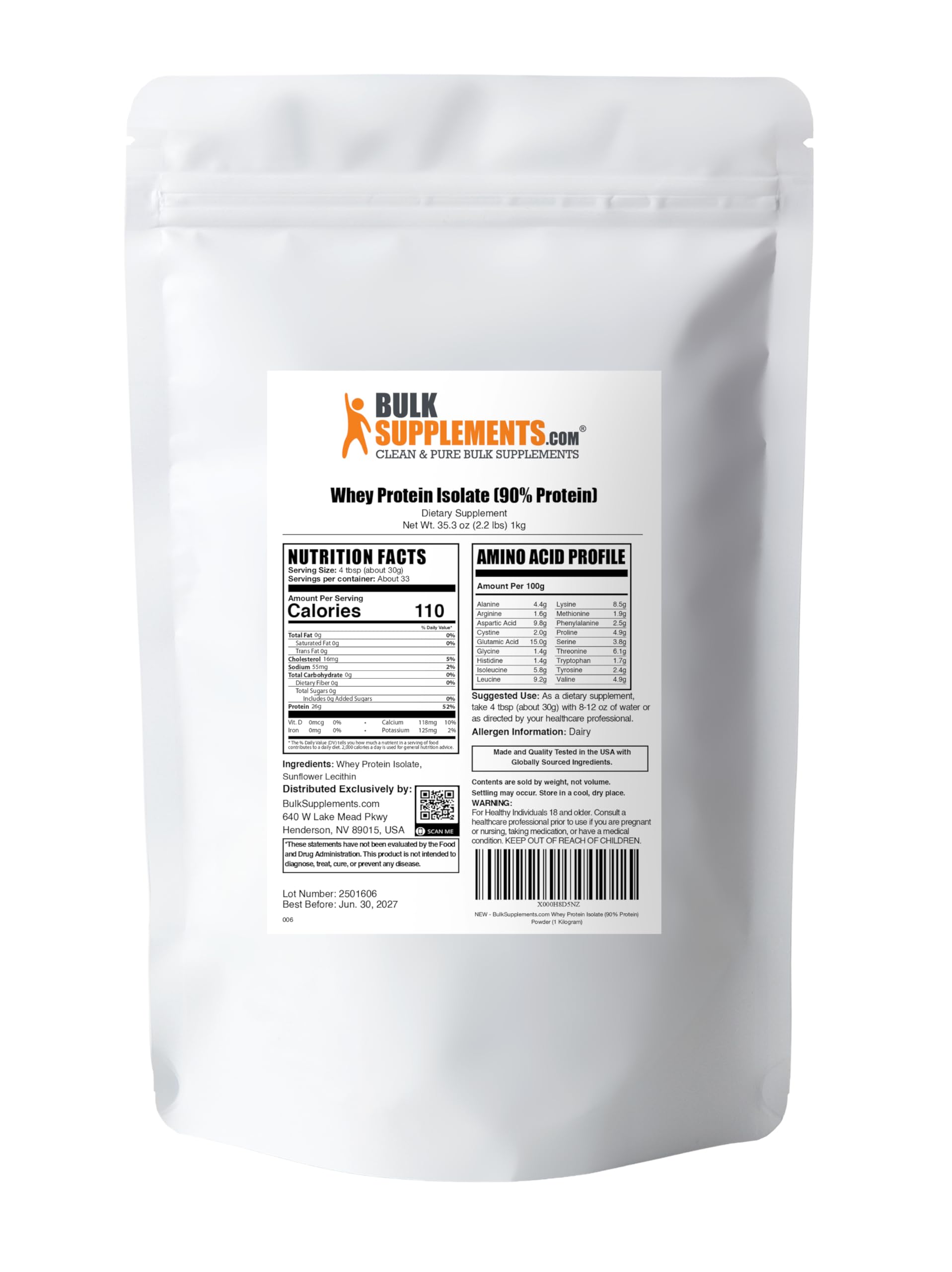 BulkSupplements Whey Protein Isolate mixed shake ready-to-drink option